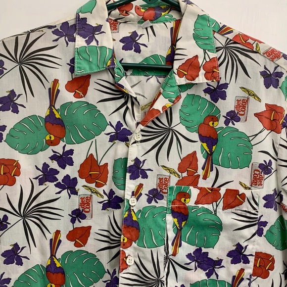 Vintage Diet Coke parrot Hawaiian Shirt - Picture 3 of 5